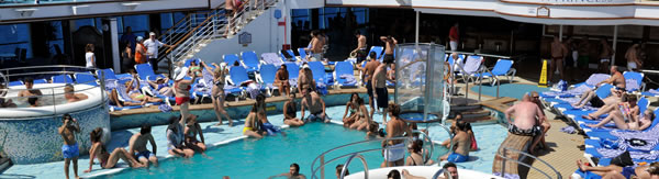 2 night cruise pool deck Bahamas Cruises